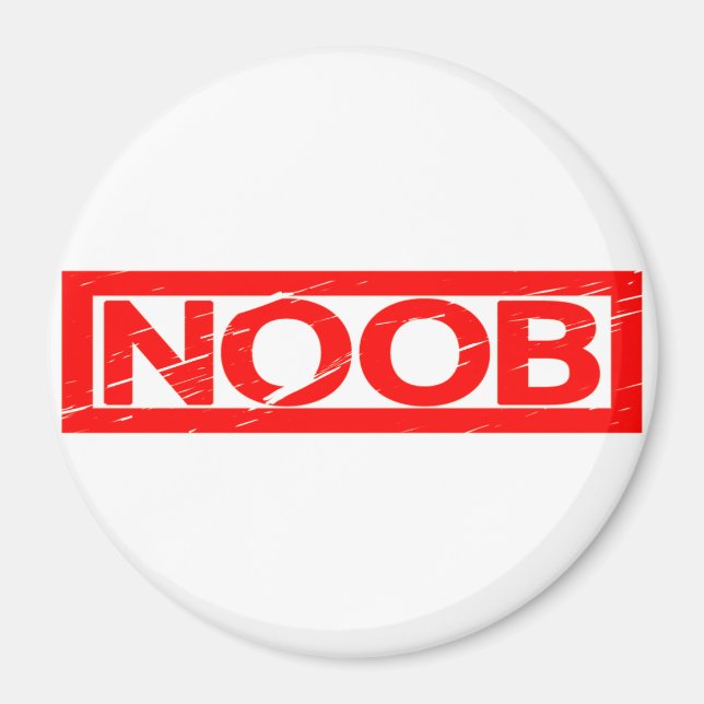 Imã Carimbo do Noob (Frente)