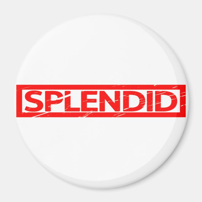 Imã Carimbo esplêndido (Frente)