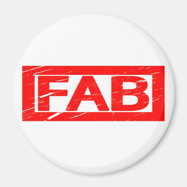 Imã Carimbo Fab (Frente)