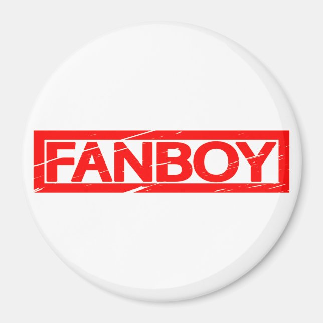Imã Carimbo Fanboy (Frente)