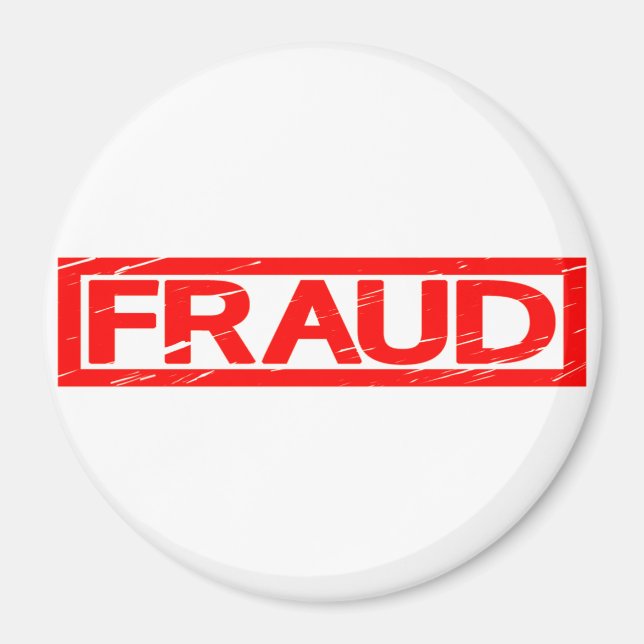 Imã Carimbo Fraude (Frente)