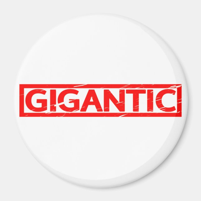 Imã Carimbo Gigante (Frente)