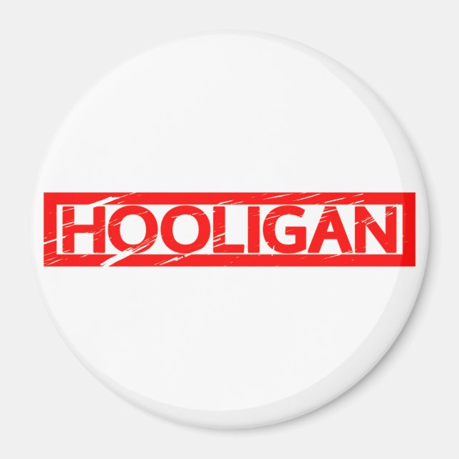 Imã Carimbo Hooligan (Frente)