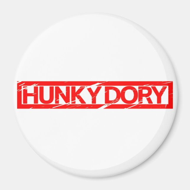 Imã Carimbo Hunky Dory (Frente)