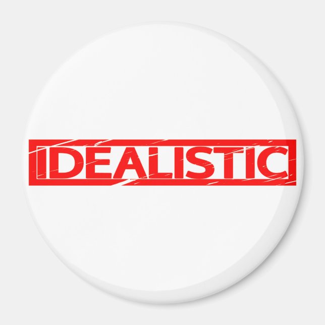 Imã Carimbo Idealista (Frente)