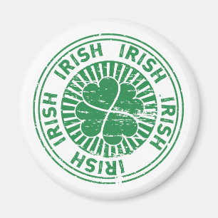 Imã Carimbo irlandês Shamrock