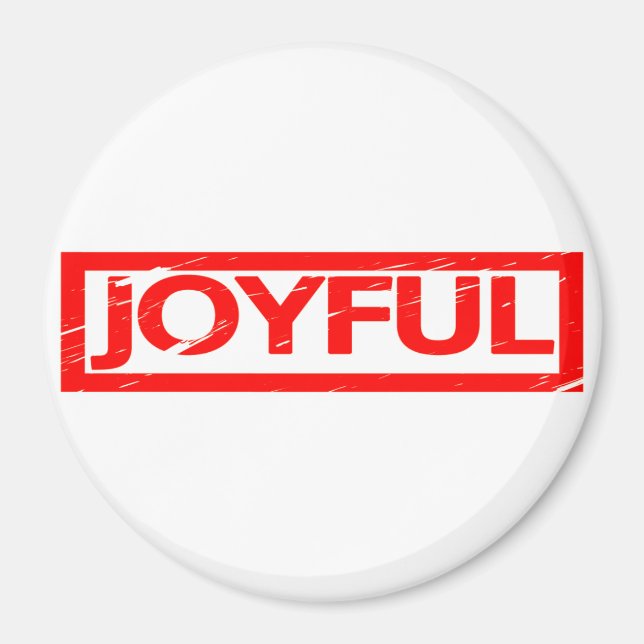 Imã Carimbo Joyful (Frente)