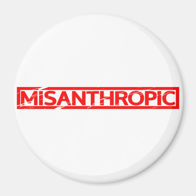 Imã Carimbo Misantrópico (Frente)