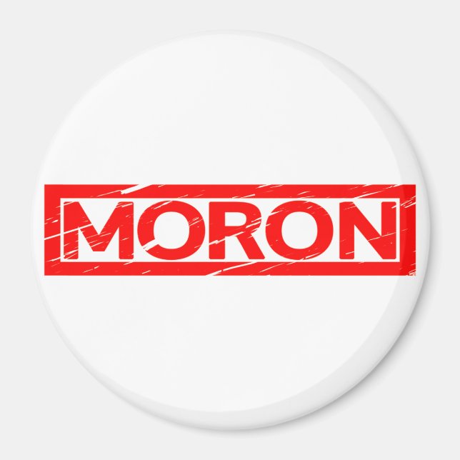Imã Carimbo Moron (Frente)