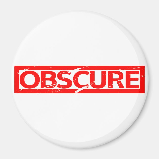 Imã Carimbo Obscure (Frente)
