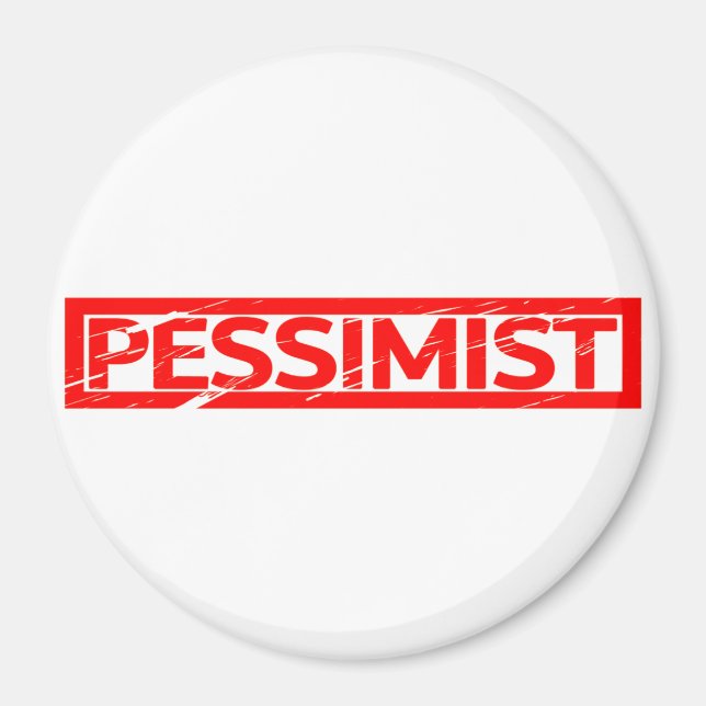 Imã Carimbo Pessimismo (Frente)