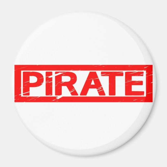 Imã Carimbo Pirata (Frente)