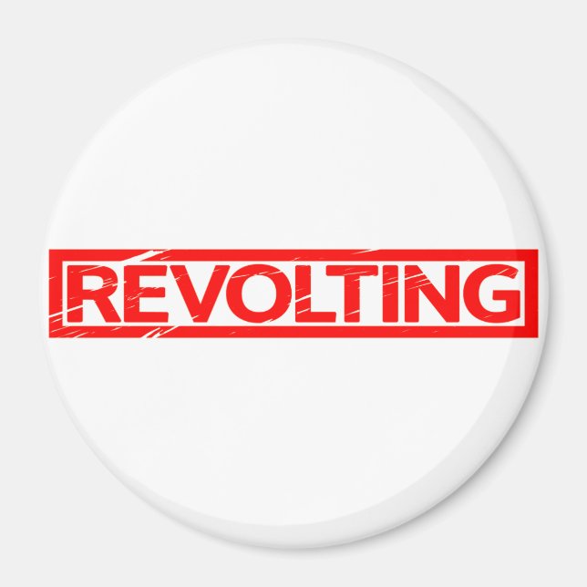 Imã Carimbo Revoltante (Frente)