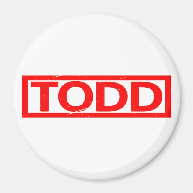 Imã Carimbo Todd (Frente)