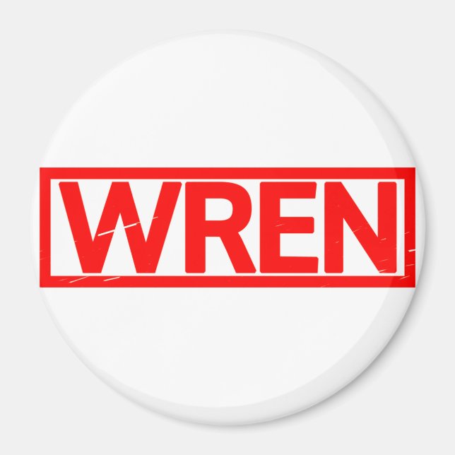 Imã Carimbo Wren (Frente)