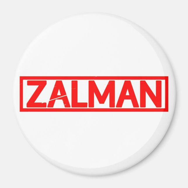 Imã Carimbo Zalman (Frente)