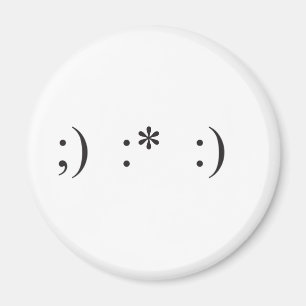 Imã carinhas teclado