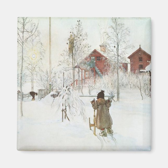 Imã Carl Larsson Front Yard e Wash House (Frente)