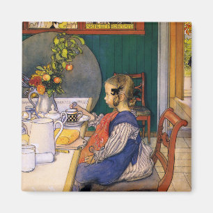 Imã Carl Larsson, o infeliz café da manhã da última ri