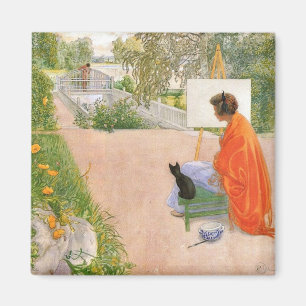 Imã Carl Larsson pintura, Bridge,