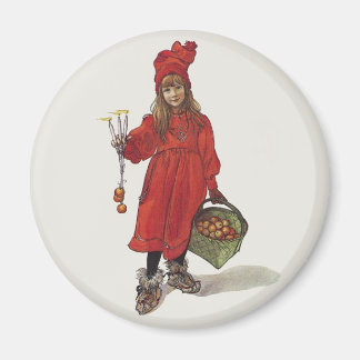 Imã Carl Larsson sueco Filha Brita como Iduna