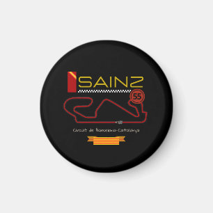 Imã CARLOS SAINZ, fórmula 1, ferrari