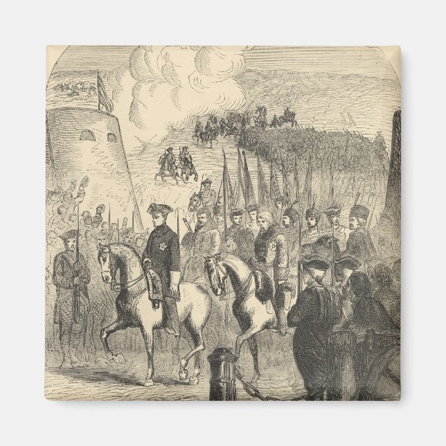 Imã Carlos XII da Suecia que entra em Copenhaga (Frente)