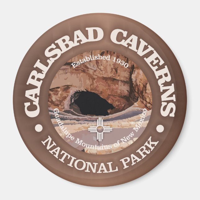 Imã Carlsbad Caverns NP (rd)2 (Frente)