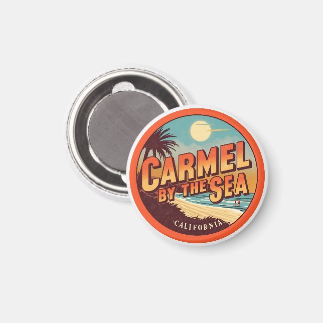 Imã Carmel by the sea beach california pacific coast (Front/Back)