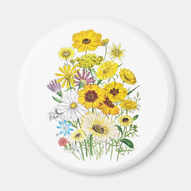 Imã Carnaval de flores (Frente)