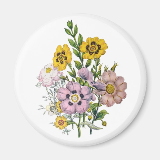 Imã Carnaval de flores (Frente)