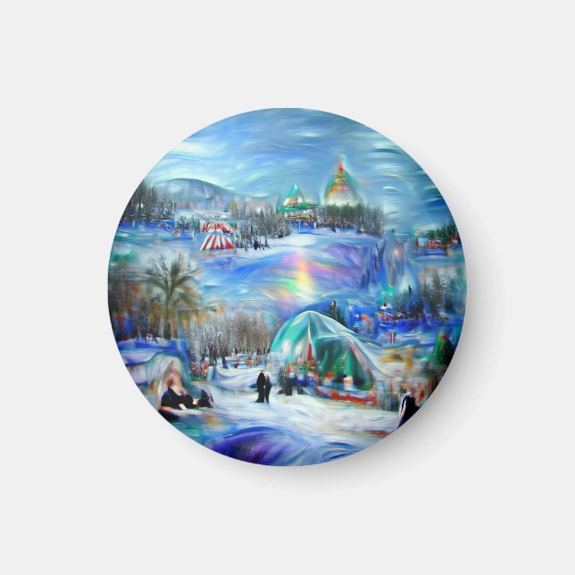 Imã Carnaval de inverno (Frente)