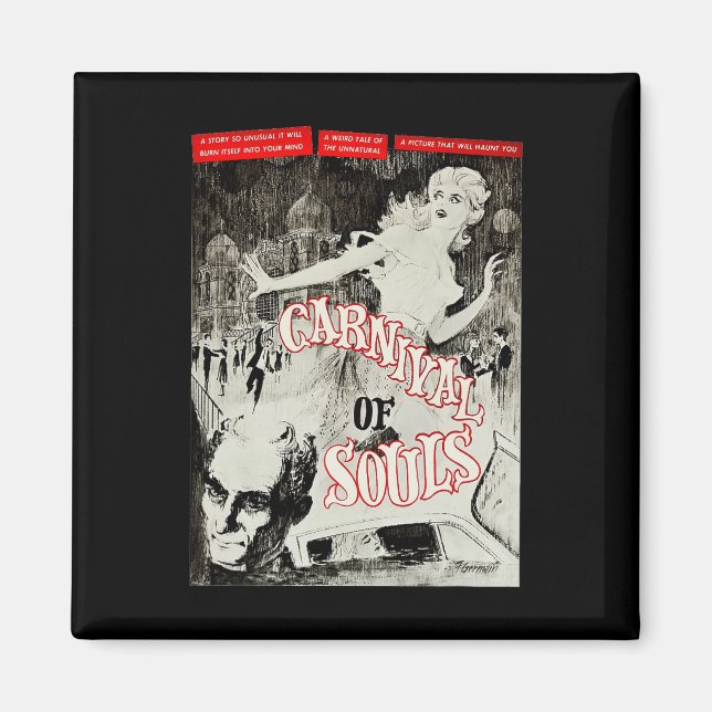 Imã Carnaval de Poster Halloween Monstro das Almas (Frente)