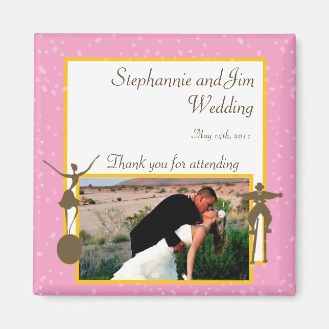 Imã Carnaval do ímã de lançamento de 2"x2" (Frente)