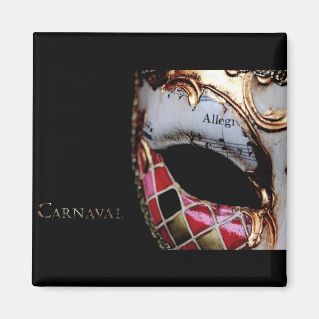 Imã Carnaval - Itália - Máscara (Frente)