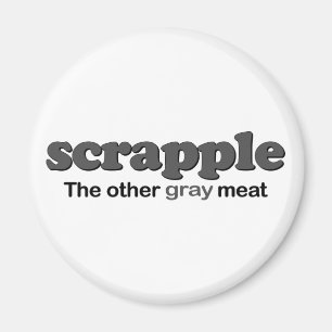 Imã Carne do cinza de Scrapple