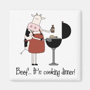 Imã Carne... É cozinhar jante! Magnet Engraçado