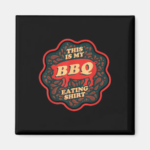 Imã Carne Engraçada De Churrasco Engraçado De Foodie -