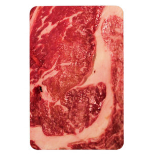 Ímã Carne Vermelha Crua Premium Foto Macro de Bife M
