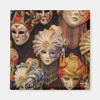 Imã Carnivale Máscaras em Veneza Itália
