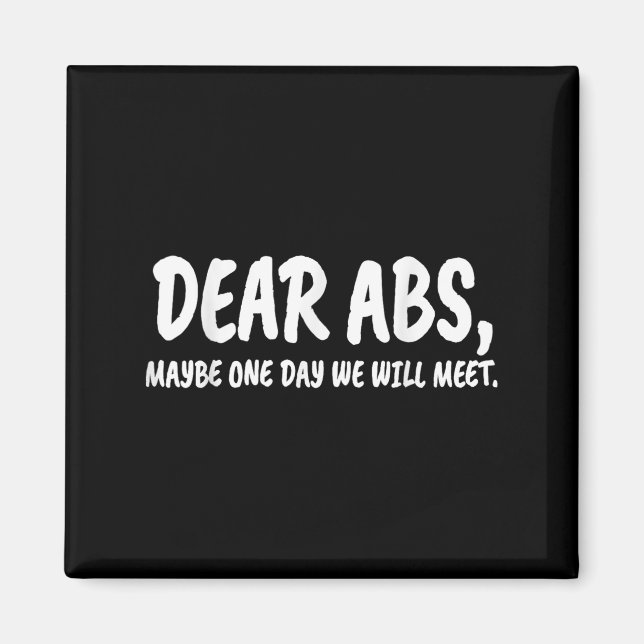 Imã Caro Abs, Talvez Um Dia Iremos Encontrar Gym Gift  (Frente)
