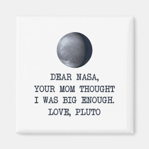 Imã Caro amor Pluto da NASA