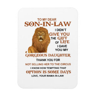 Ímã Caro Filho-De-Direito, Eu Lhe Dei Minha Filha Garg