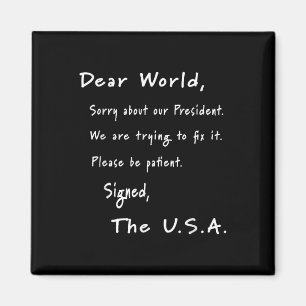 Imã Caro mundial - Carta De Desculpas Dos Eua Anti-Tru