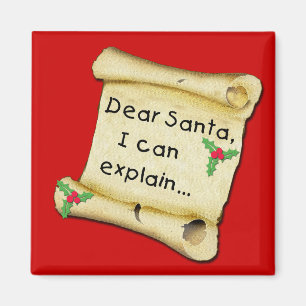Imã Caro Papai noel… eu posso explicar o Tshirt