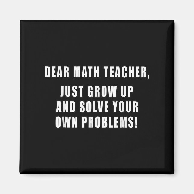Imã Caro Professor De Matemática Simplesmente Cresce E (Frente)