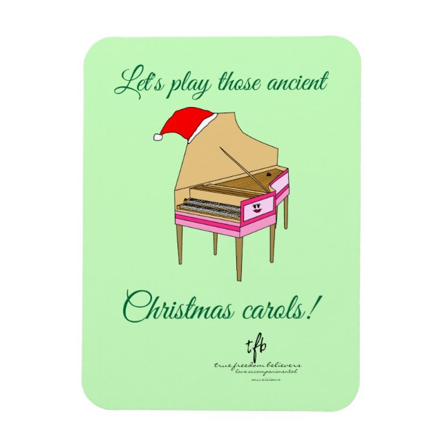 Ímã Caróis de Natal do Harriet Haroldo (Vertical)