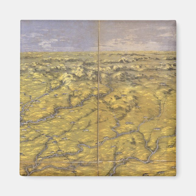 Imã Carolina do Norte e do Sul (Frente)