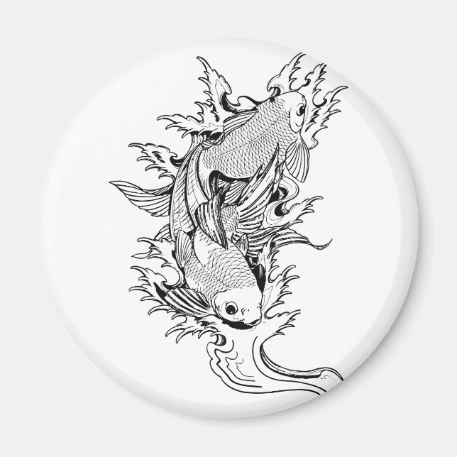 Imã Carpa Koi (Frente)