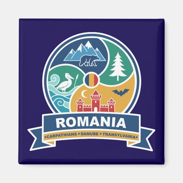 Imã Cárpatos Romênia Transilvânia Danúbio (Frente)